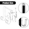 Shower Towel Hook Bathrobe Hanger Practical Door Mounts for Bathrooms and Hotels