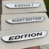 EDITION 1 Night Edition C300 C200L GLA CLA Chrome Silver black Badge Car Styling Logo stickers Emblem