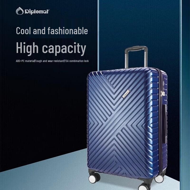 Diplomat TC-6113-2 24-Inch Carbon Fiber Hardside Spinner Suitcase