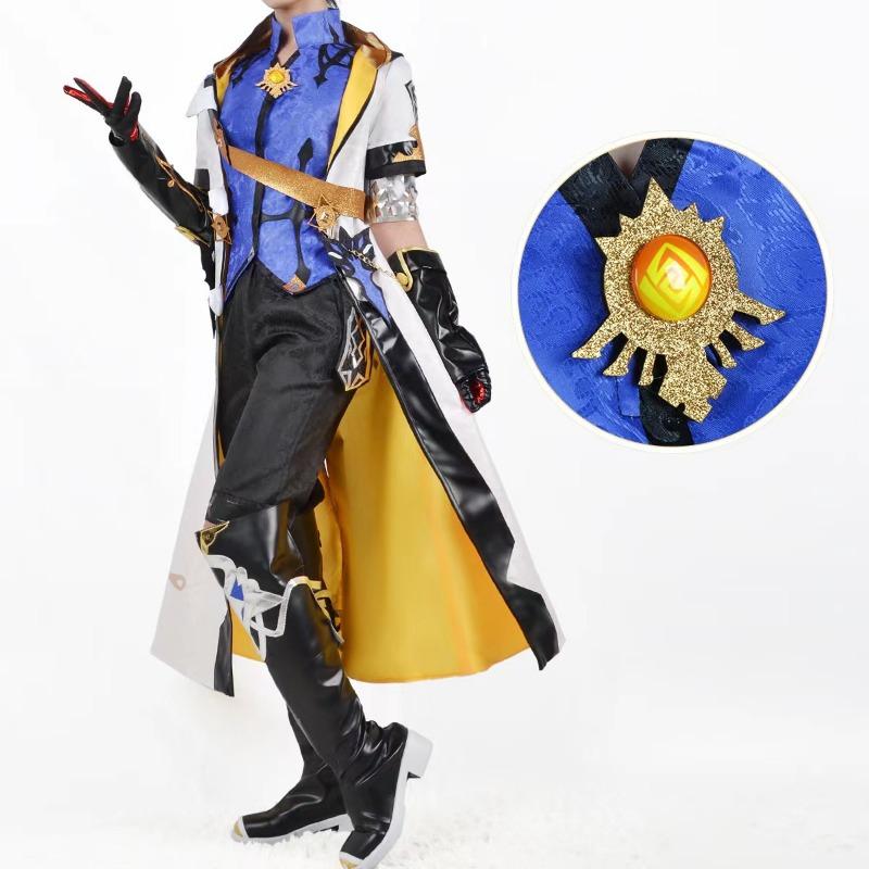 Game Albedo Cosplay Costumes   Anime Uniform Halloween Costume Carnival Party Costume for Men Women Wig Clothing