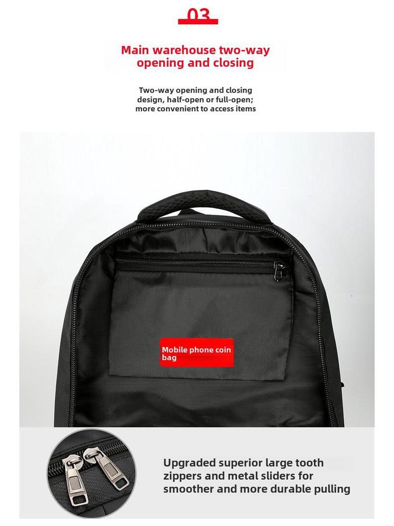 Men's Large Capacity Cross-Border Travel Backpack for Outdoor, Casual, School, Business Trips