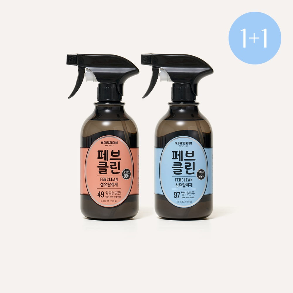 [1+1] Large Capacity Febclean Fabric Deodorizer 500ml Peach Blossom+Freesia