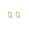 Elegant Zirconia Geometric Ear Cuff: Versatile, High-End, Fashion Jewelry