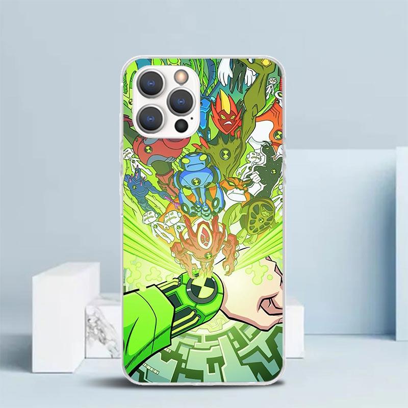 Ben Cartoon 10 Soft Cover for iPhone 16 17 Air 15 14 Pro Max 16E Phone Case 13 Mini 12 11 7 SE 8 Print Pattern Fit Cases 16 17 A