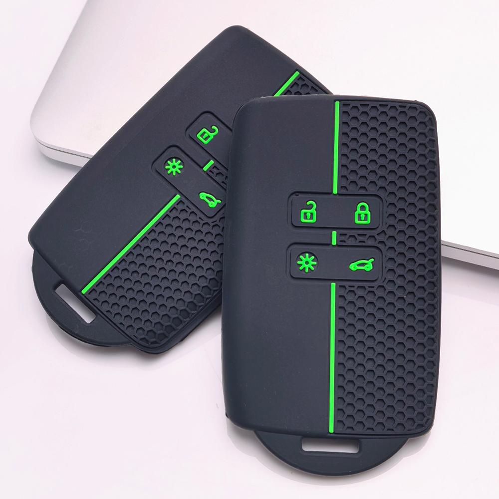 Key Case Cover for Renault Koleos Kadjar Megane Talisman Espace Captur Clio Scenic Anti-Scratch Surface Shockproof Structure Soft Grip Texture