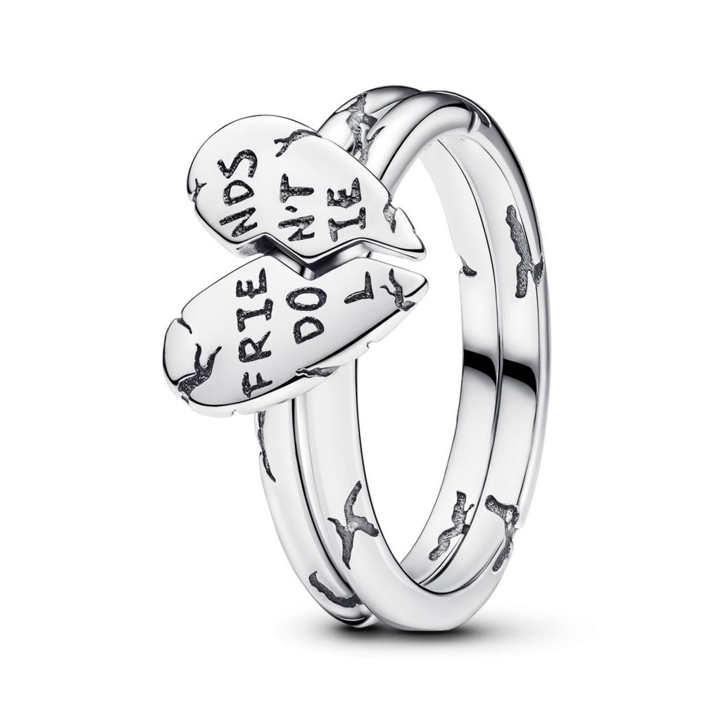 High Quality New Luxury 925 Silver Love Arrow Star Friend Wedding Ring Set Suitable For Women Tiki jewelry Party Gifts