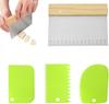 Multi-purpose Stainless Steel Scraper & Chopper, Dough Scraper, Pizza Dough Cutter , Kitchen Tools Measuring Scale Cake