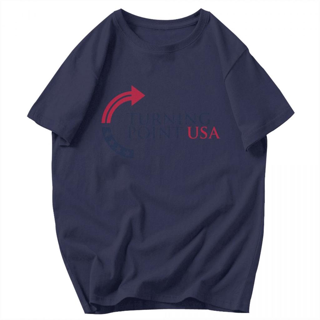 Men T Shirt Turning Point USA Fun Gifts Y2K Graphic Customized Unisex Clothing T Shirts