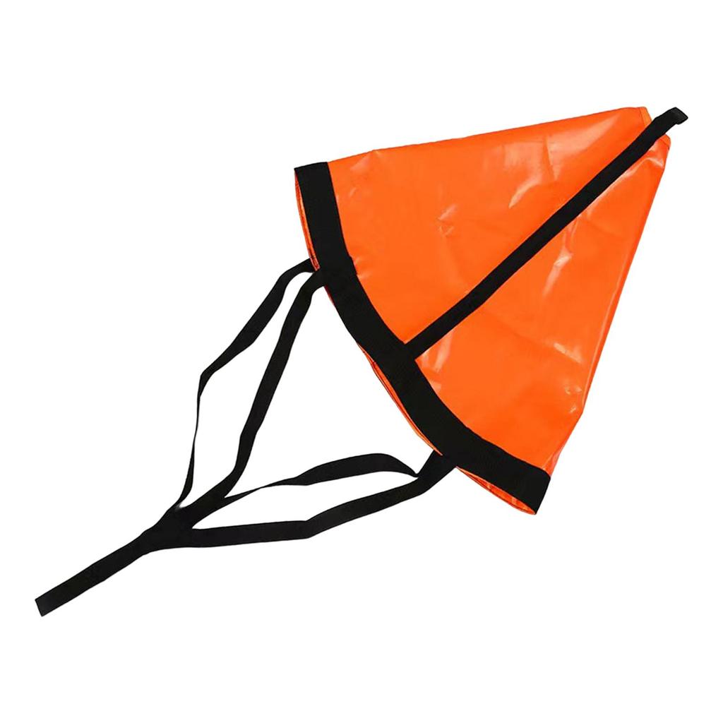 Compact Boat Bag with Rowing Sock and Drogue Anchor for Power Boats
