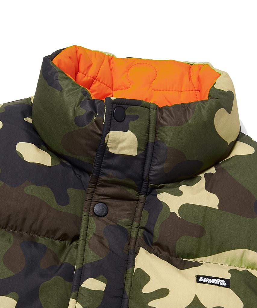 Wkndrs Puzzle Puffer Vest (Camo)