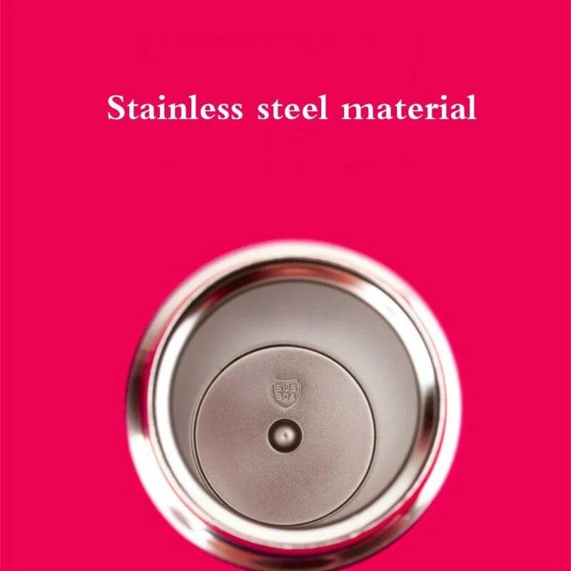 500ml Nerezový skákací kryt Vakuová baňka Termoska šálek Káva Čaj Mléko Termo láhev