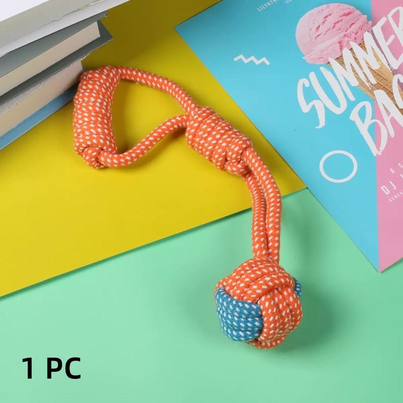 Dog Toys Rope Ball for Large and Small Dogs Resistant Soft Cotton teeth grinding Bite Resistant Chew Interactive Dog Accessori