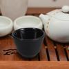 Retro Cast Iron Tea Cup Single Kung Fu Teaware Drinking Cups Smooth No Burr Vintage Design Home Coffee Traditional