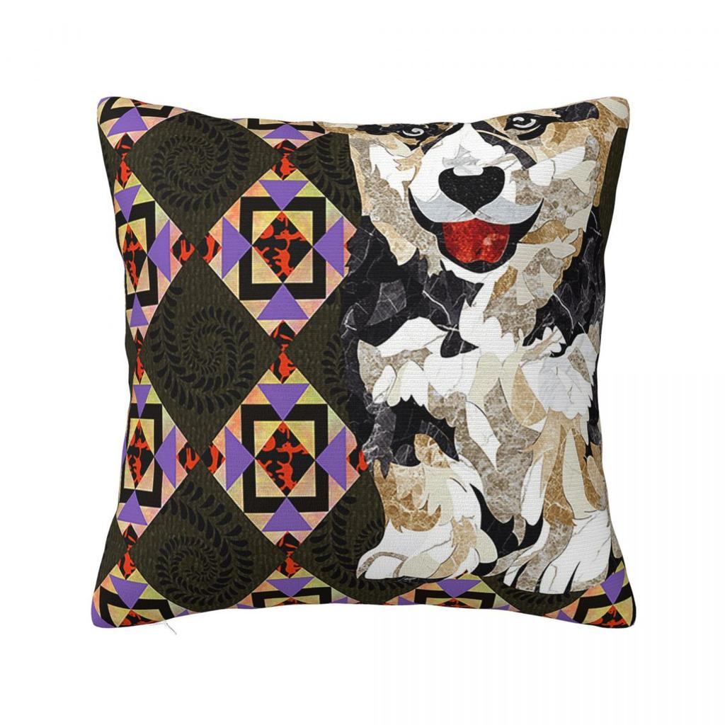 Cute Dachshunds Puppy Pillowcase Polyester Cushion Cover Gift Gift for Animal Dog Lover Throw Pillow Case Cover Seater