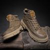Martin boots autumn and winter new winter velvet cotton shoes casual leather shoes high-top trendy shoes