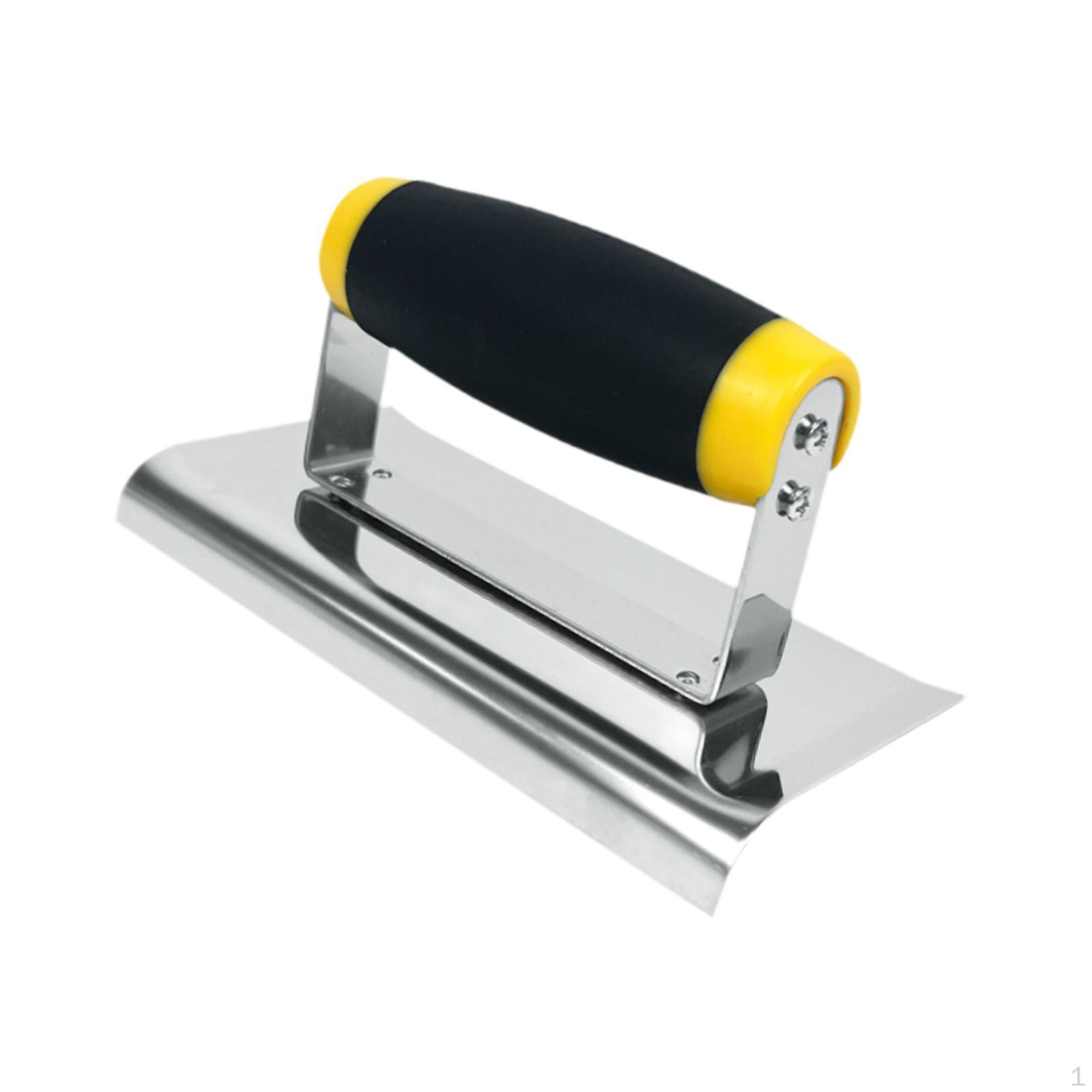 

Угловой шпатель для кладки кирпича, отделки цементной штукатурки, длина инструмента 15,3 см, профессиональный резиновый Style D