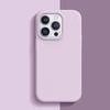 14 Iphone For Pro Solid Color Liquid Silicone Phone Case With Absorption Shock
