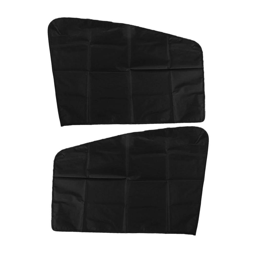 2PCS Car Window Shade Efficient Heat and Glare Blocking Car Side Window Sunshade Black Privacy Protection