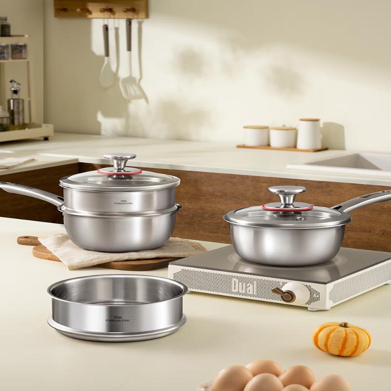 Kangbache 316L Stainless Steel Multi-Function Milk Pot