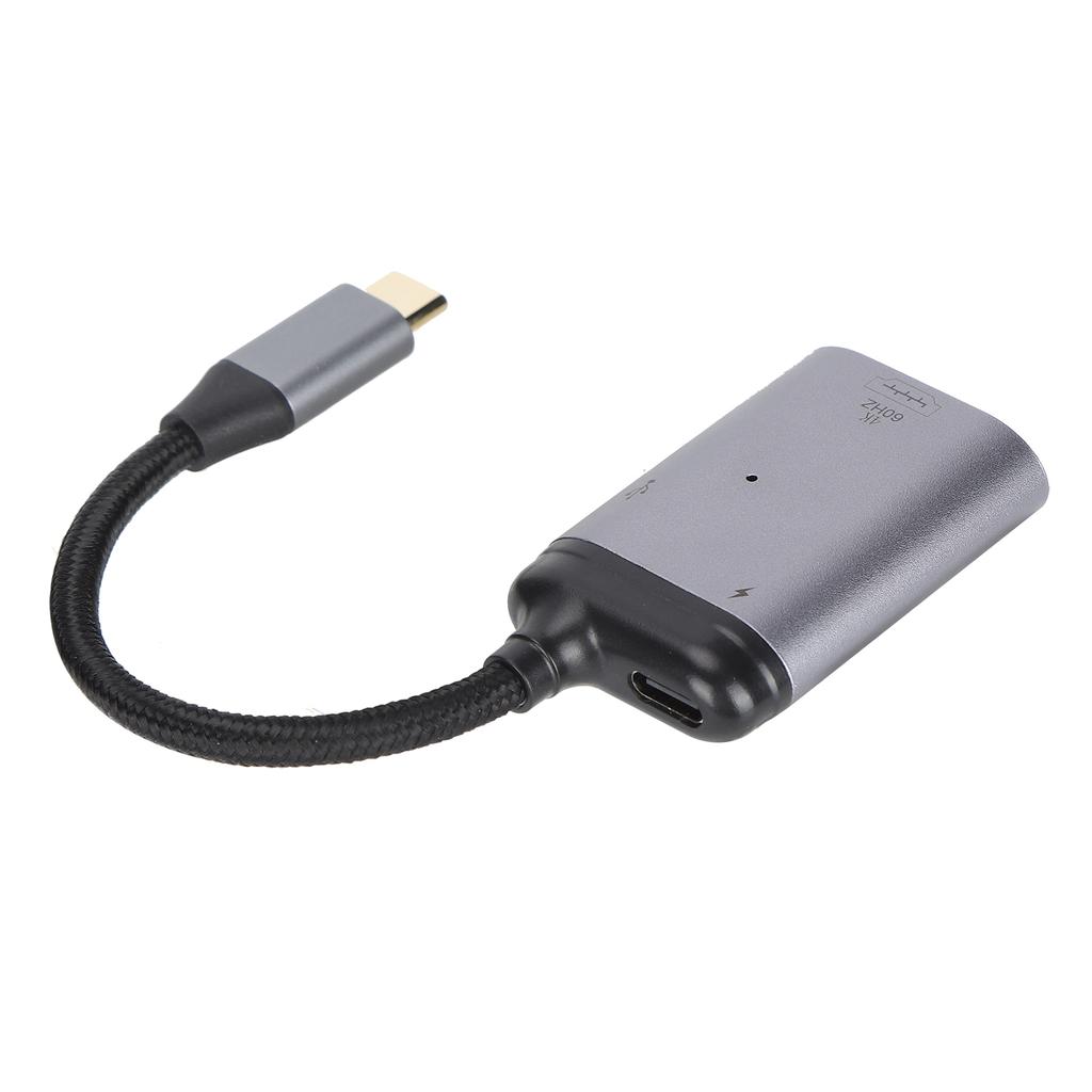 TypeC to HD Multimedia Interface PD Data Male Short Cable 3 in 1 MultiFunction Adapter