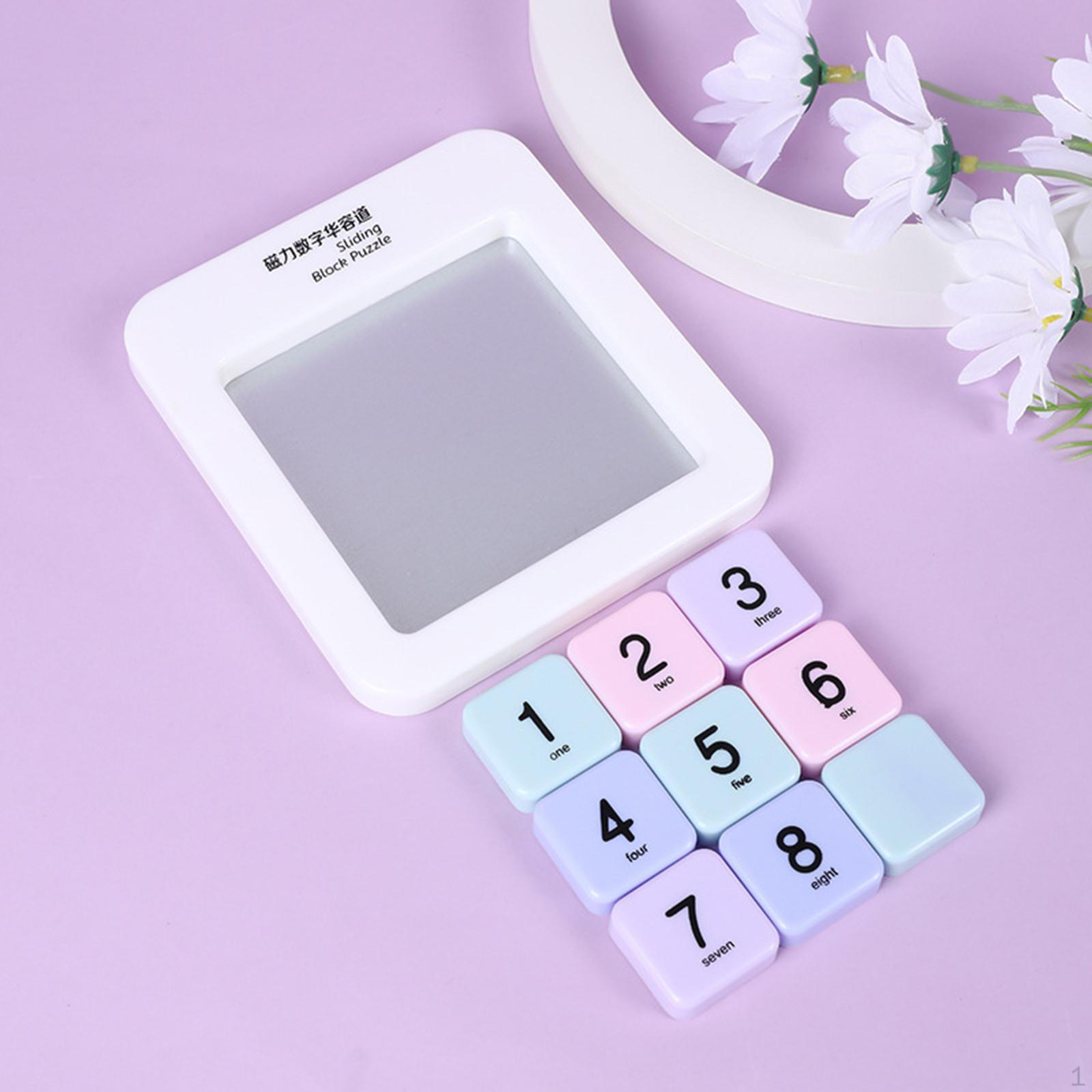 

Раздвижная головоломка с магнитными числами, портативная обучающая головоломка Tangram Intelligence, 3 этажа 3 floors