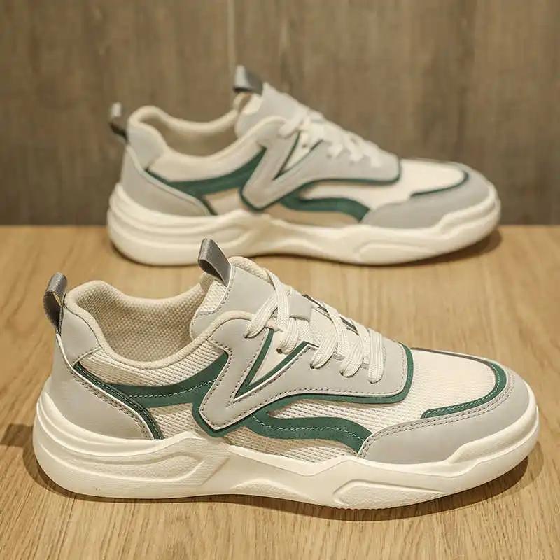 Fashion Round Tip Winter Mans Latest Fashion Sneakers Woven Training Shoes Best Selling Products Sports Original Skor Besket Cute