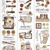 Klebeband Sticker PET Vintage Romantisch Stark Klebend Wiederverwendbar Dekoband für Planer Papiere