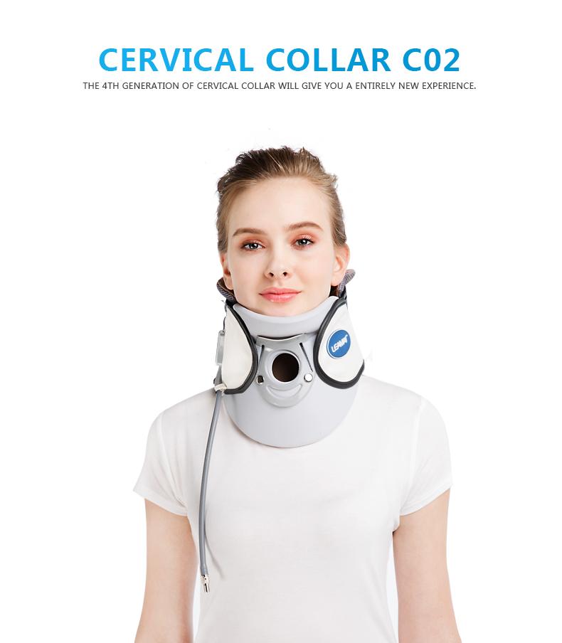 Medical Cervical Collar Neck Traction Device Inflatable Pinched Nerve Neck Stretcher Home Corrective Vertebral Tool Relief Neck