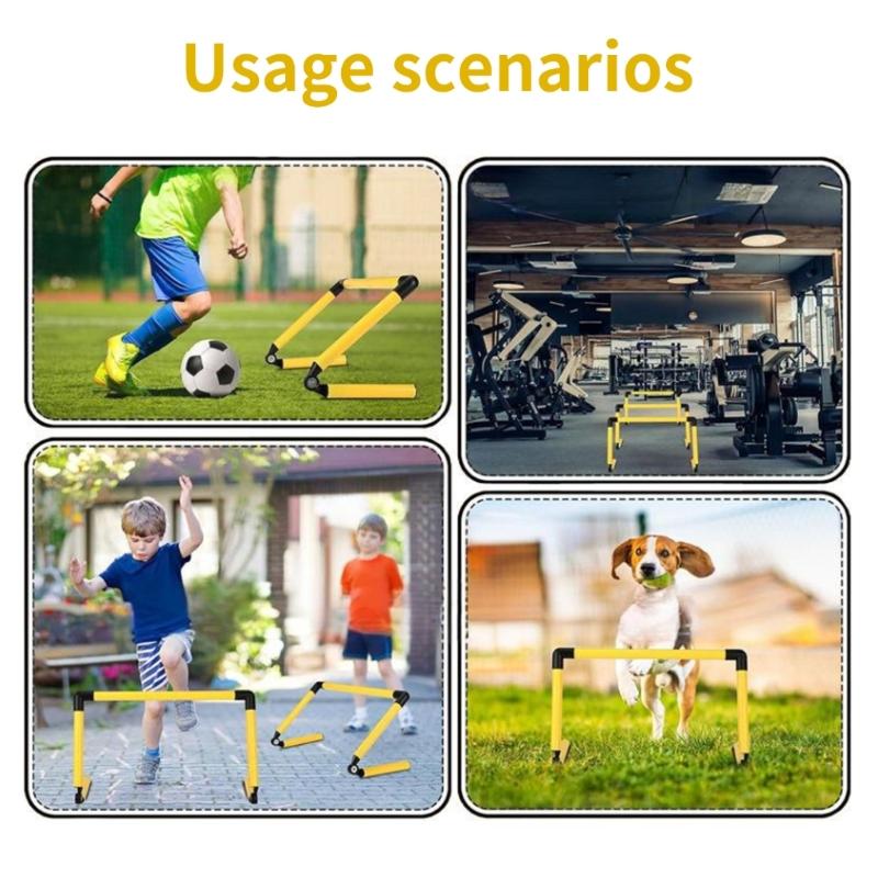 Geschwindigkeits-Agilitäts-Hürde Outdoor Speed-Trainingsgerät Agilitäts-Trainingswerkzeug für Sportler Kinder Outdoor-Übung Einfach zu bedienen