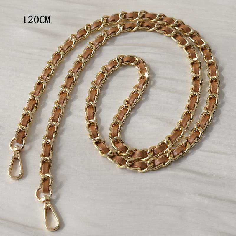 New Phone Accessory Long Cellphone Chain Anti Lost Universal Metal Leather Shoulder Neck Crossbody Phone Strap Case Holder Chain