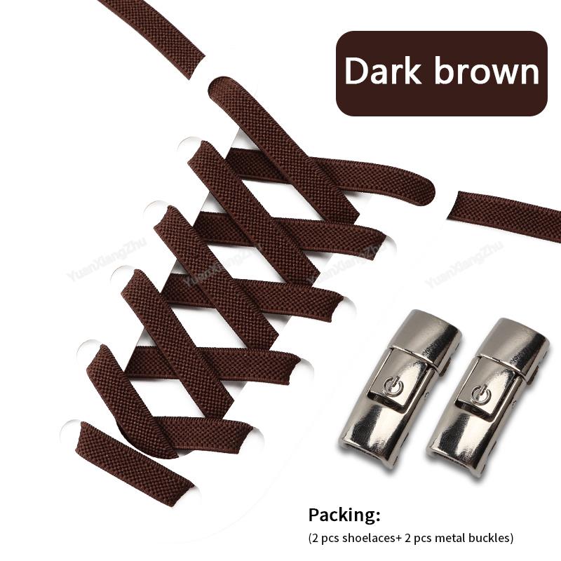 NOVÉ Šnúrky do topánok s lisovacím zámkom bez viazania Elastické šnúrky Tenisky 8MM Rozšírené ploché Šnúrky do topánok bez viazania Detské Dospelé šnúrky do topánok