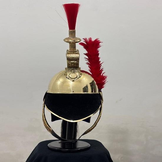 Brass Pickelhaube Helmet Napoleon Royal French Helmet 1st empire cavalry casque Medeival Helmt