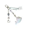 Handmade Dolphin Beaded Keychain Cuteness Acrylic Alloy Texture Suitable for Youthful Women and Fashion Enthusiasts