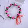 Stylish Flower Crown Headband for Weddings Parties and Festivals with Unique Colors and Comfortable Party Headwar