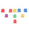 9Pcs Keycaps Colorful Gaming PBT Wearproof Anti Fatigue Comfortable Mechanical Keyboard Keycaps