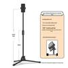 Kids' All-in-One Stage Mic with Folding Tripod for Singing & Streaming