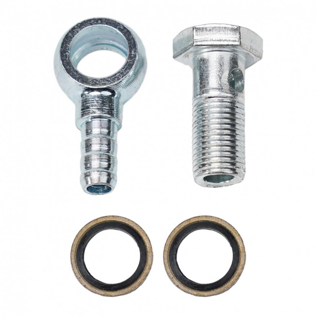 Oil Cooler Fittings Set for Motorcycle Refit 2pcs M12x1 25mm Ball Head Adapter