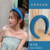 Candy Color Sponge Hairband Women Korean Celebrity Headband Wide-Brimmed Heightened Washing Face Girls Hair Accessories