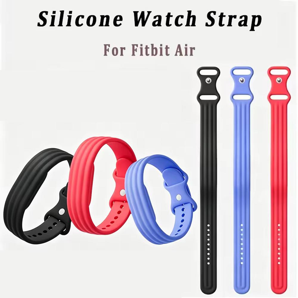 Advanced Silicone Loop Sport Watch Strap Breathable Rubber Wristband Replacement Accessories For Google Fitbit Air