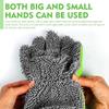 All in One 5 Finger Car Wash Gloves Microfiber Mitts Waterproof and Scratch Free for Safe Washing of Paint Wheels Interior