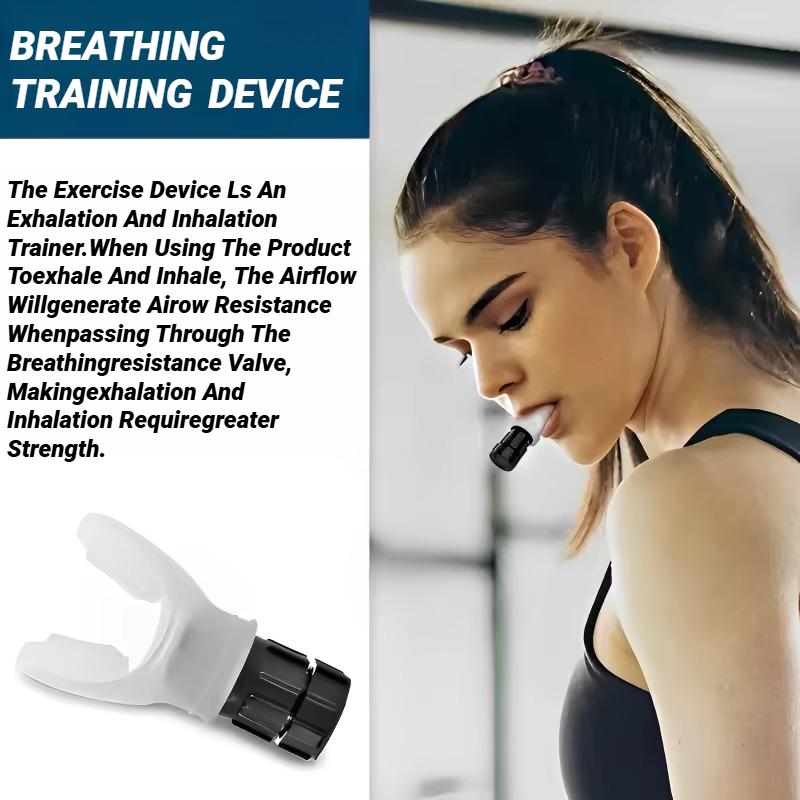 Durable And Safe Breathing Exercise For Lungs Portable Breath Fitness Exerciser Device Endurance Workout With Adjustable Resistances Sports