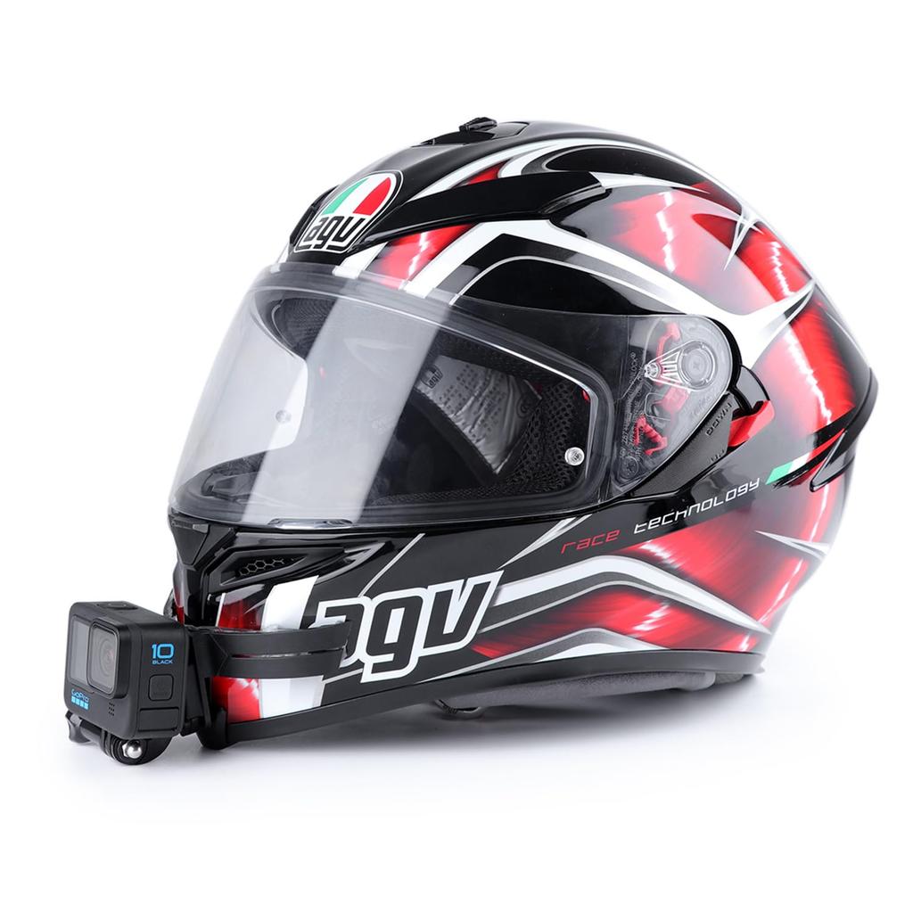 Wearable Camera Chin Motorcycle Helmet Chin Adhesive Mount Accessory for Helmet Chin Holder Compatible with GoPro Hero Osmo Insta360 Mount, GoPro,