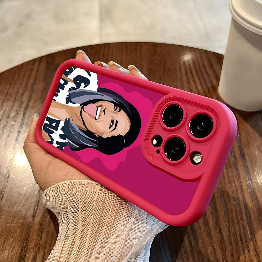 Cardi B Thicken TPU Mobile Phone Case for iPhone 17 16 15 14 13 12 11 Air Pro Max Plus Colorful Cover