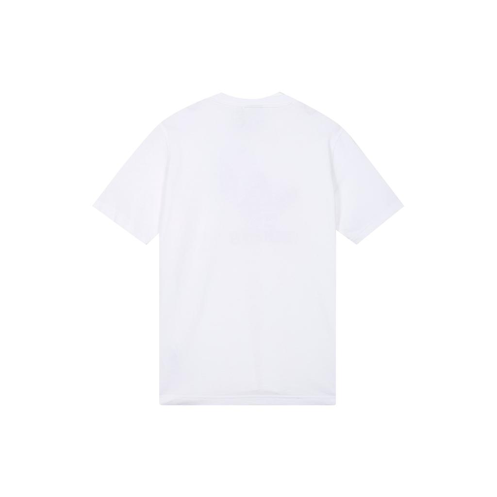 Adidas Originals Trefoil Logo Print Sports Crew Neck T-Shirt Men Tops White GN3485