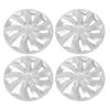 4 Stück 15 Zoll Radkappe Radabdeckung Sportliches Aussehen Schützend Schnappmontage Radfelgenabdeckung