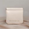 Storage Bag with Automatic Closing Function Wired Headphone Storage Bag PU Coin Purse Mini Portable Lipstick and Makeup Bag