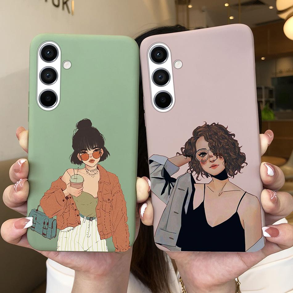 Für Samsung A54 5G Hülle Niedliche Weiche Silikon TPU Rückseite Für Samsung GalaxyA54 A 54 Handyhülle auf SamsungA54 Coque Bumper Funda