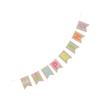 1Set Spring Banner Burlap Welcome Spring Theme Wall Hanging Decor for School Party Home Garden Porch Ceiling Bunting Banner