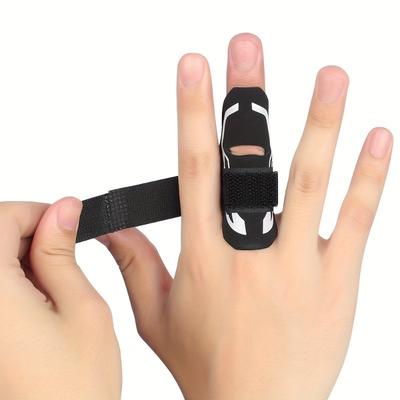 1 Stk. Sport-Fingerschutz, verstellbarer Knöchelstabilisator, bietet Fingerunterstützung für Sport-Fitness, Basketball, Volleyball, Tennis