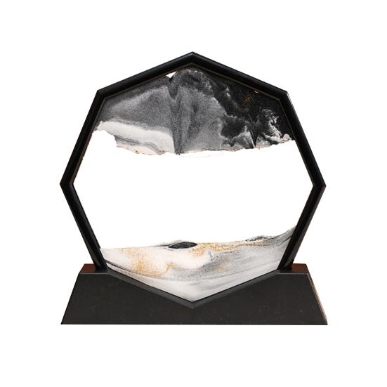 Nowoczesny ruchomy obraz piaskowy 3D kolorowy piasek relaksujący prezent